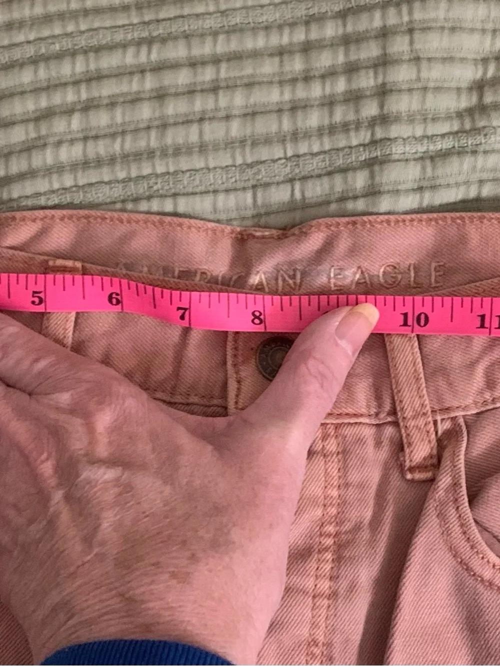 American Eagle Outfitters Dusty Pink Jeans - Picture 7 of 7